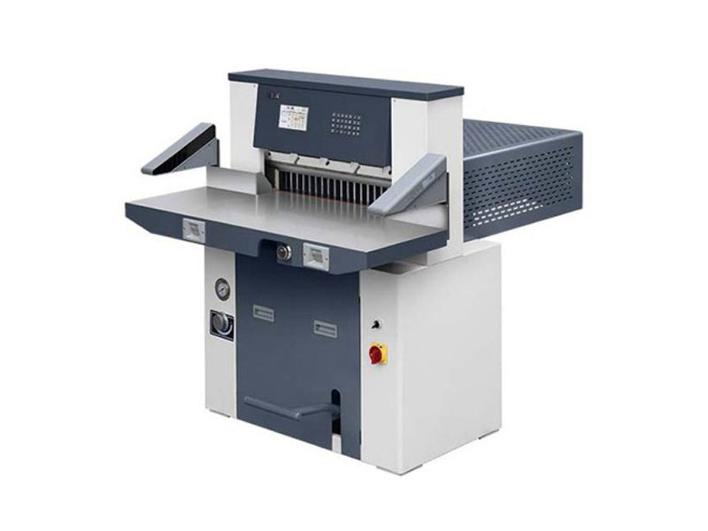Touch screen paper cutting machine