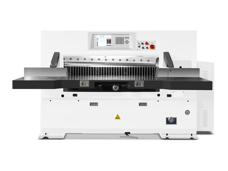 Touch screen paper cutting machine